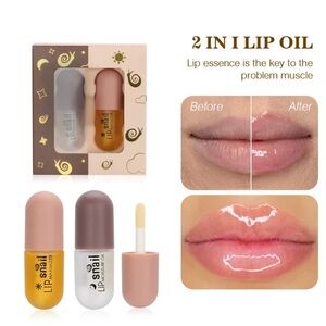 Lip balm and lip gloss set #beautyessentials